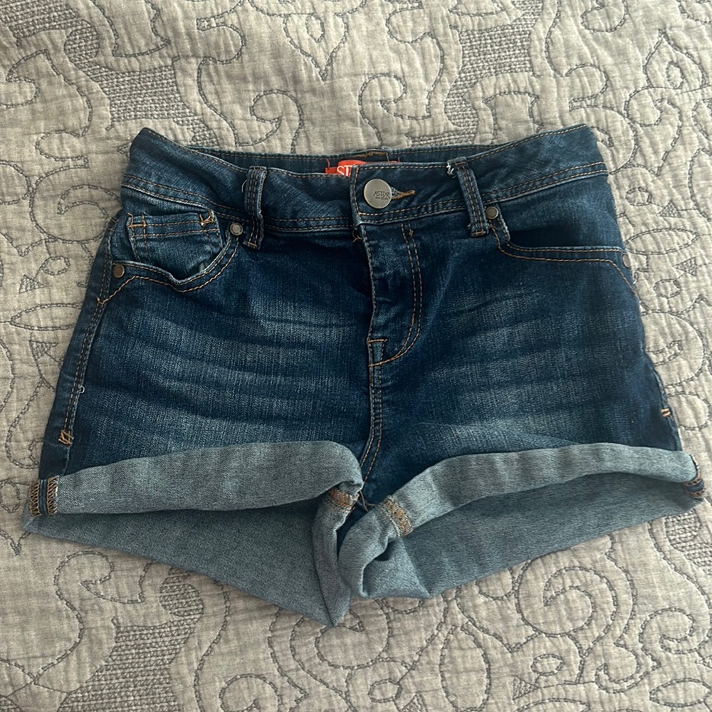 Denim shorts